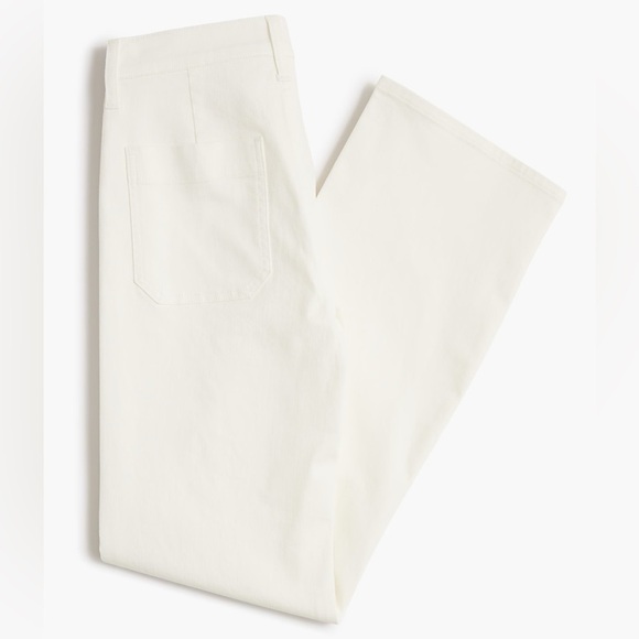 J.CREW White Tall slim wide-leg sailor jean in all-day stretch Size 32 Tall - Picture 4 of 5